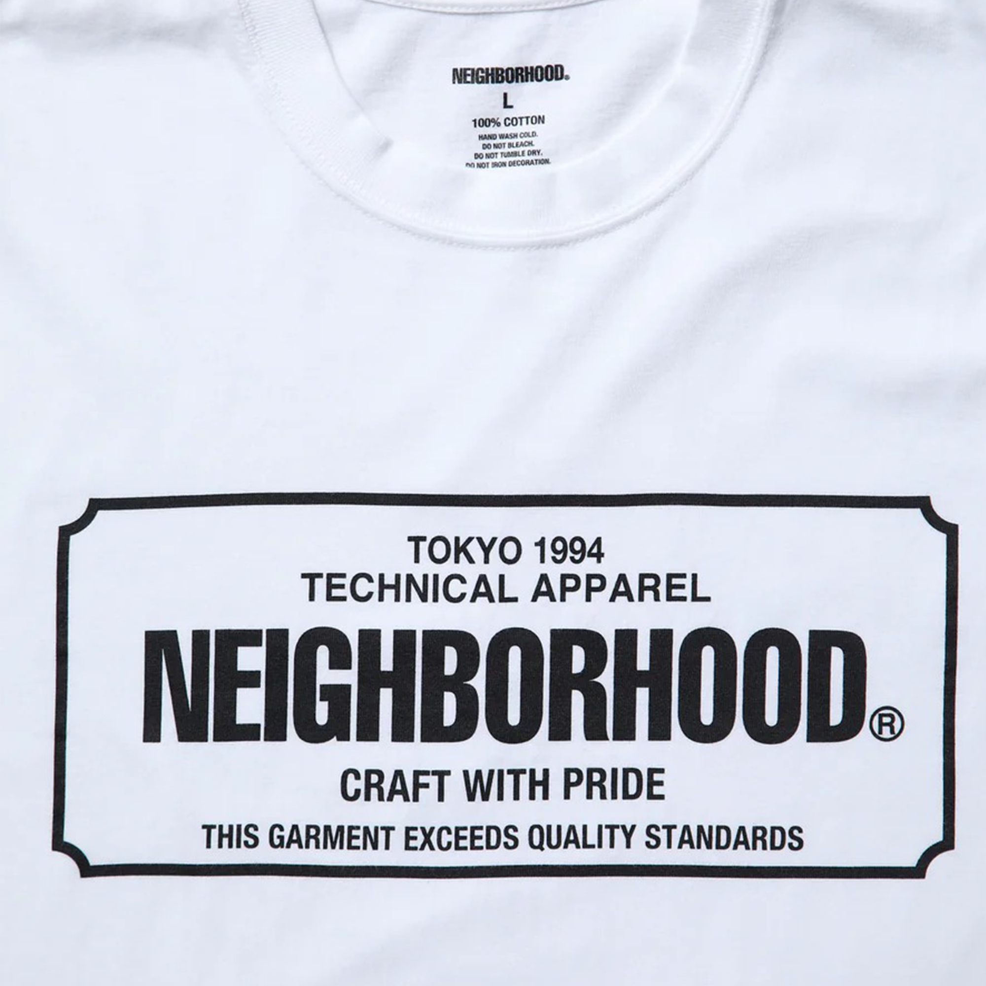Neighborhood T-Shirt 8 White