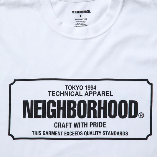 Neighborhood T-Shirt 8 White