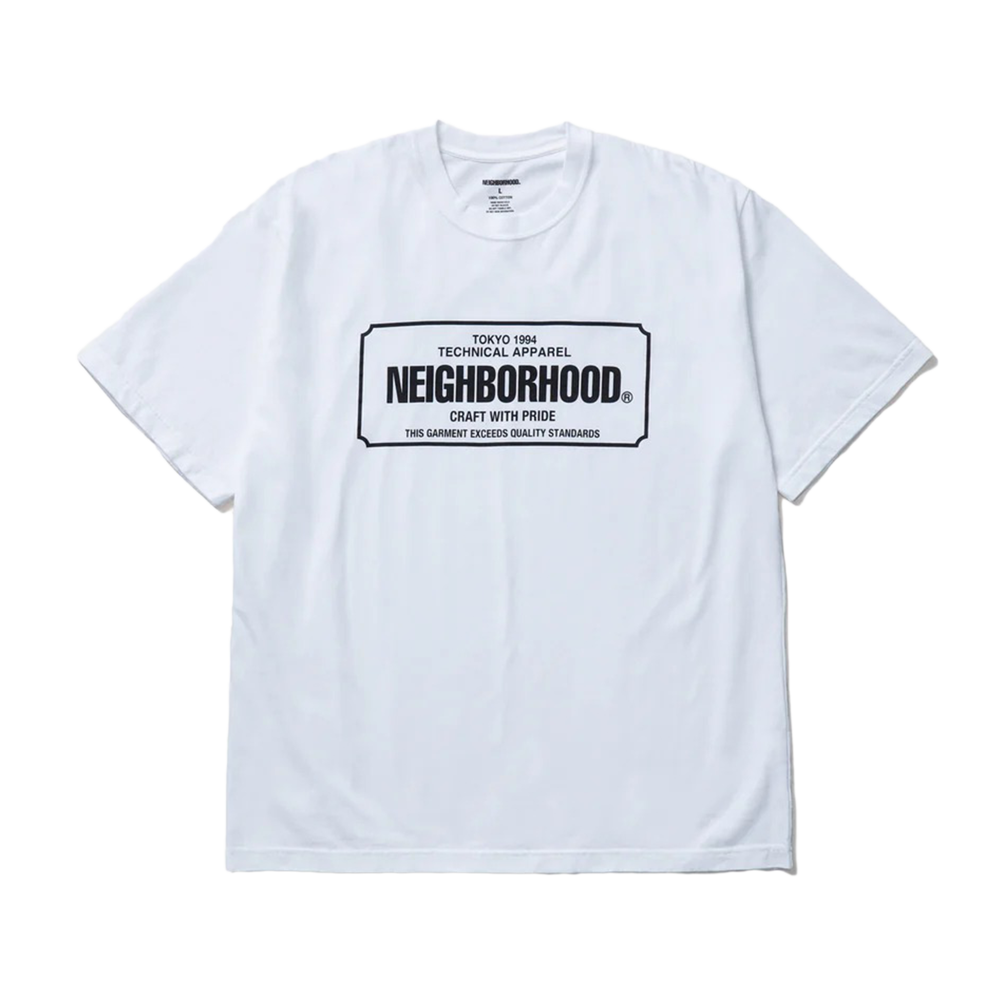 Neighborhood T-Shirt 8 White