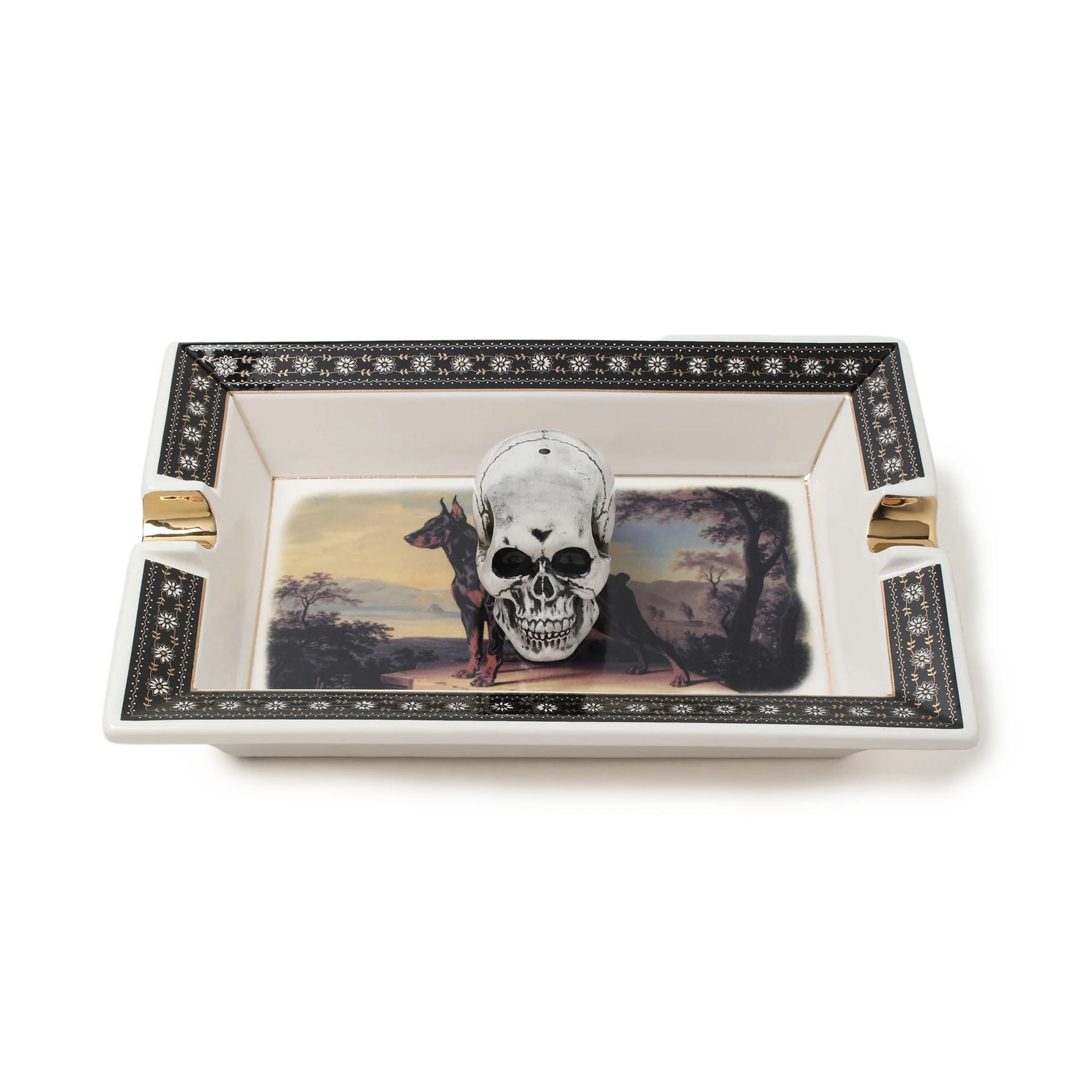 Neighborhood Square Incense Tray Black 252AINH-AC01
