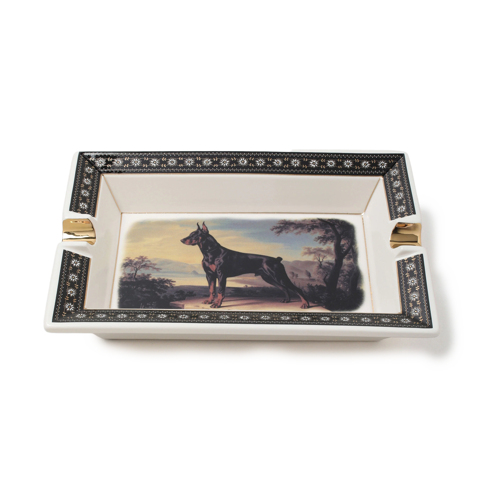 Neighborhood Square Incense Tray Black 252AINH-AC01