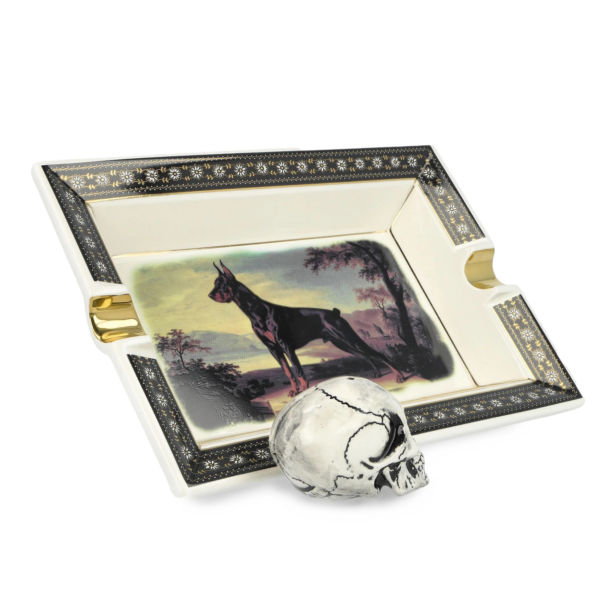 Neighborhood Square Incense Tray Black 252AINH-AC01