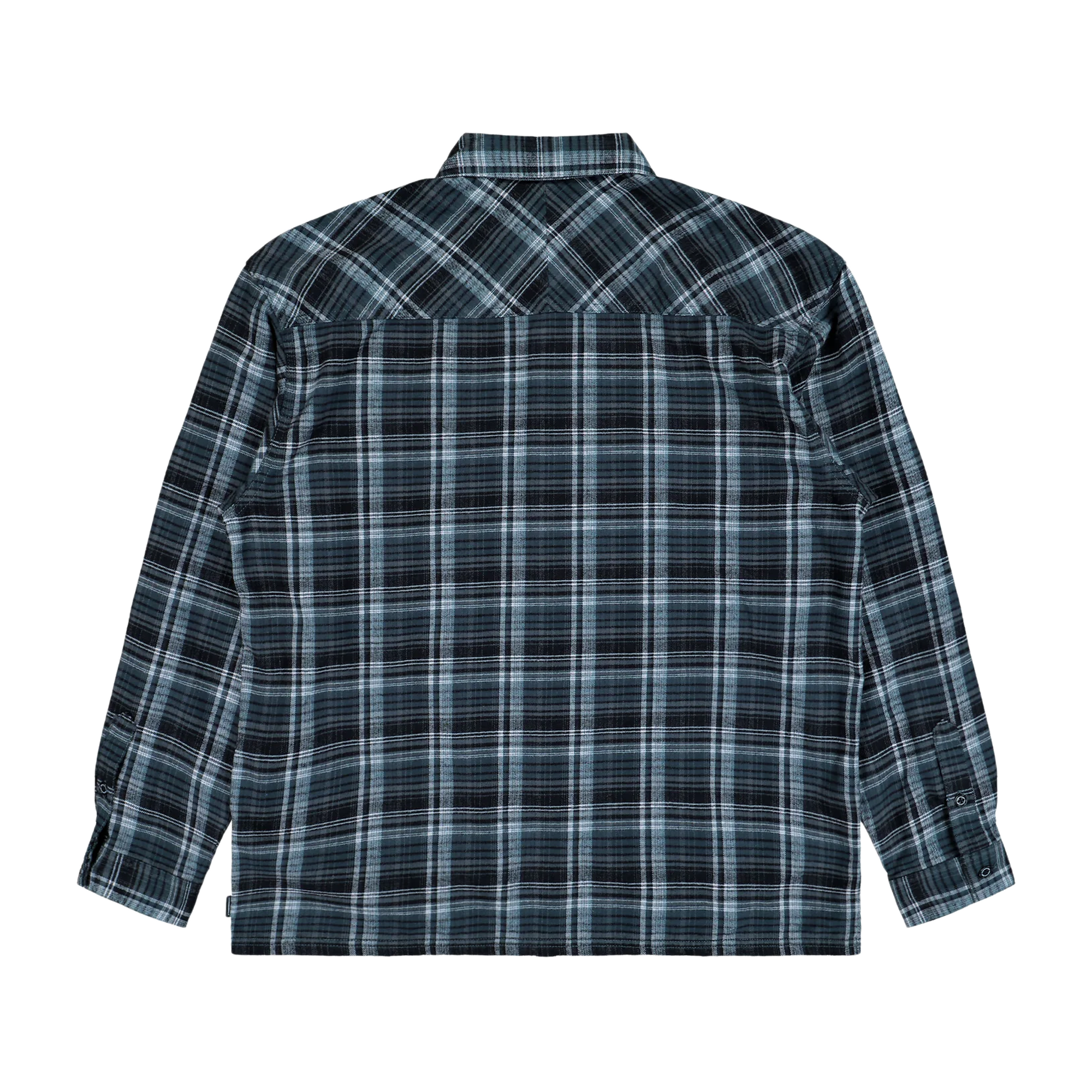 Neighborhood Clan Tartan Check Shirt Long Sleeve Gray 252ARNH-SHM01