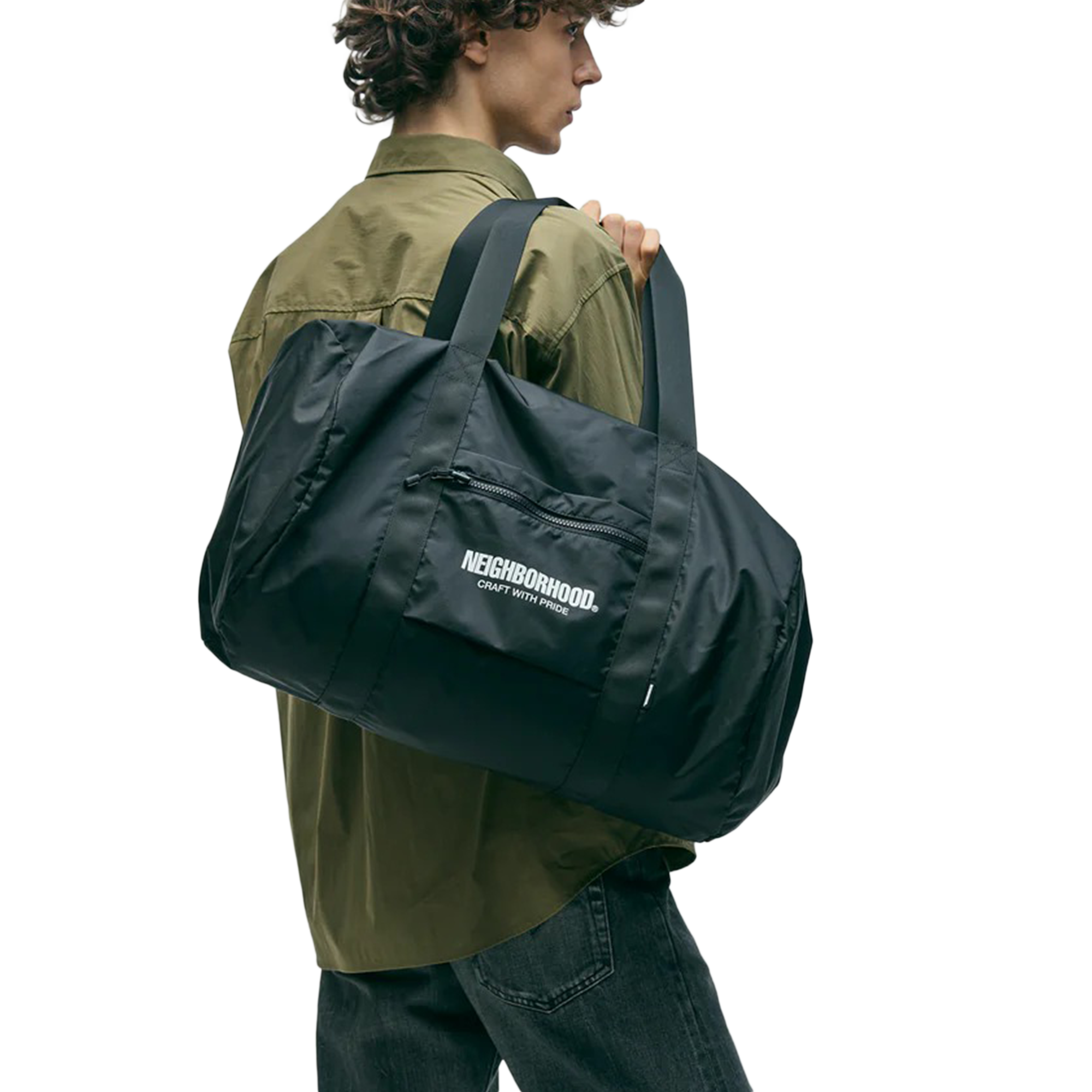 Neighborhood Pocketable Boston Bag Black 252FJNH-CG01