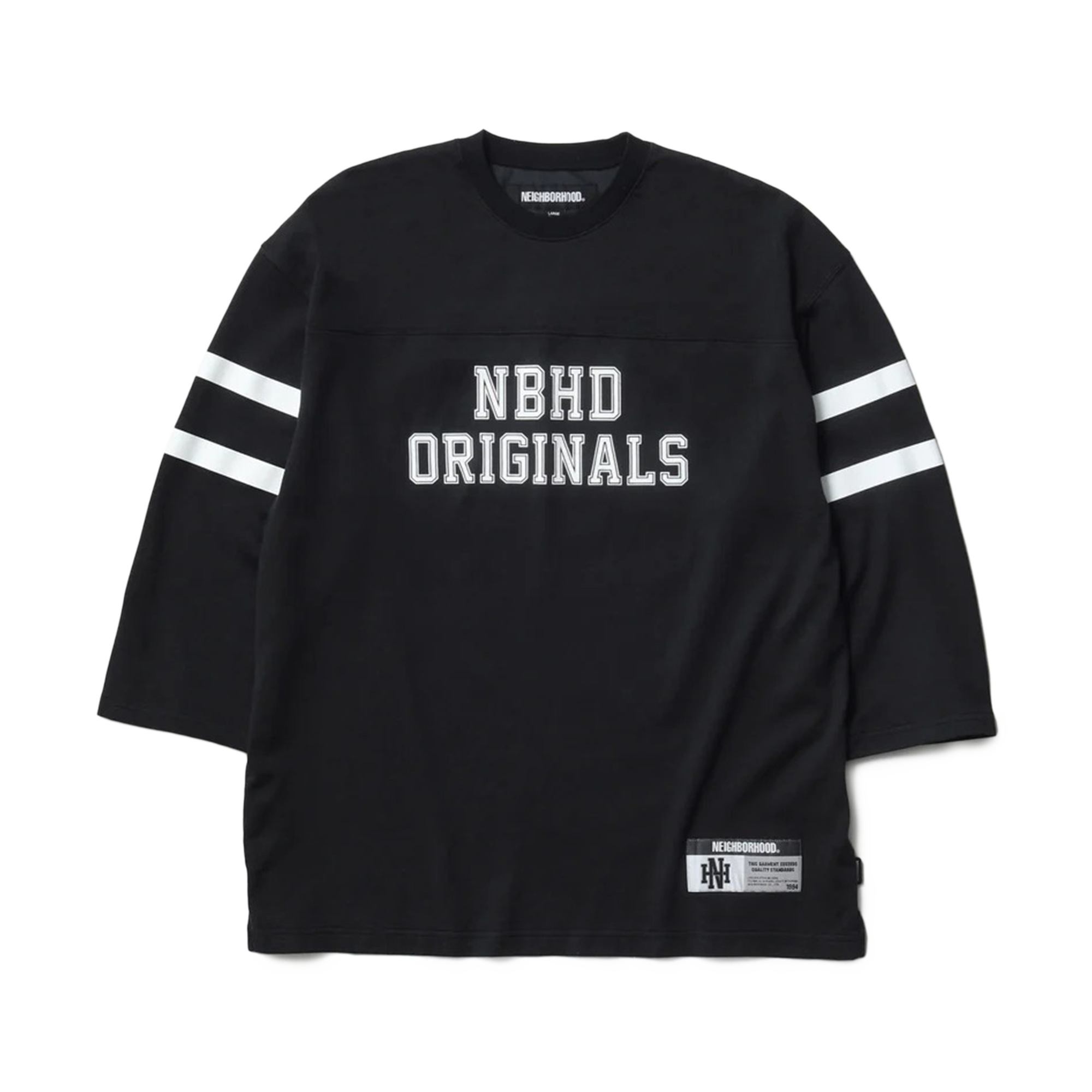 Neighborhood Football Shirt Long Sleeve Black 252FPNH-CSM13