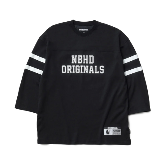 Neighborhood Football Shirt Long Sleeve Black 252FPNH-CSM13