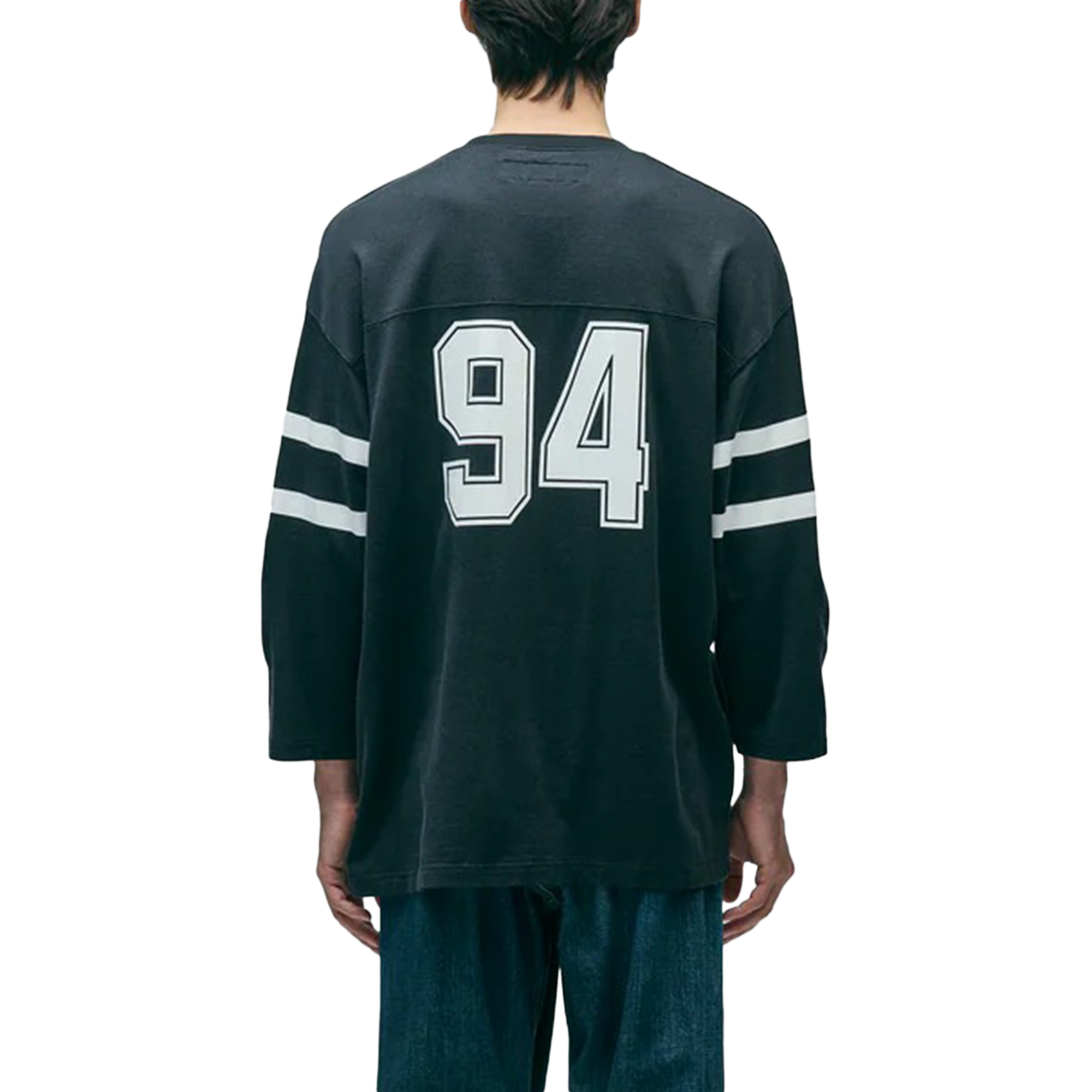 Neighborhood Football Shirt Long Sleeve Black 252FPNH-CSM13