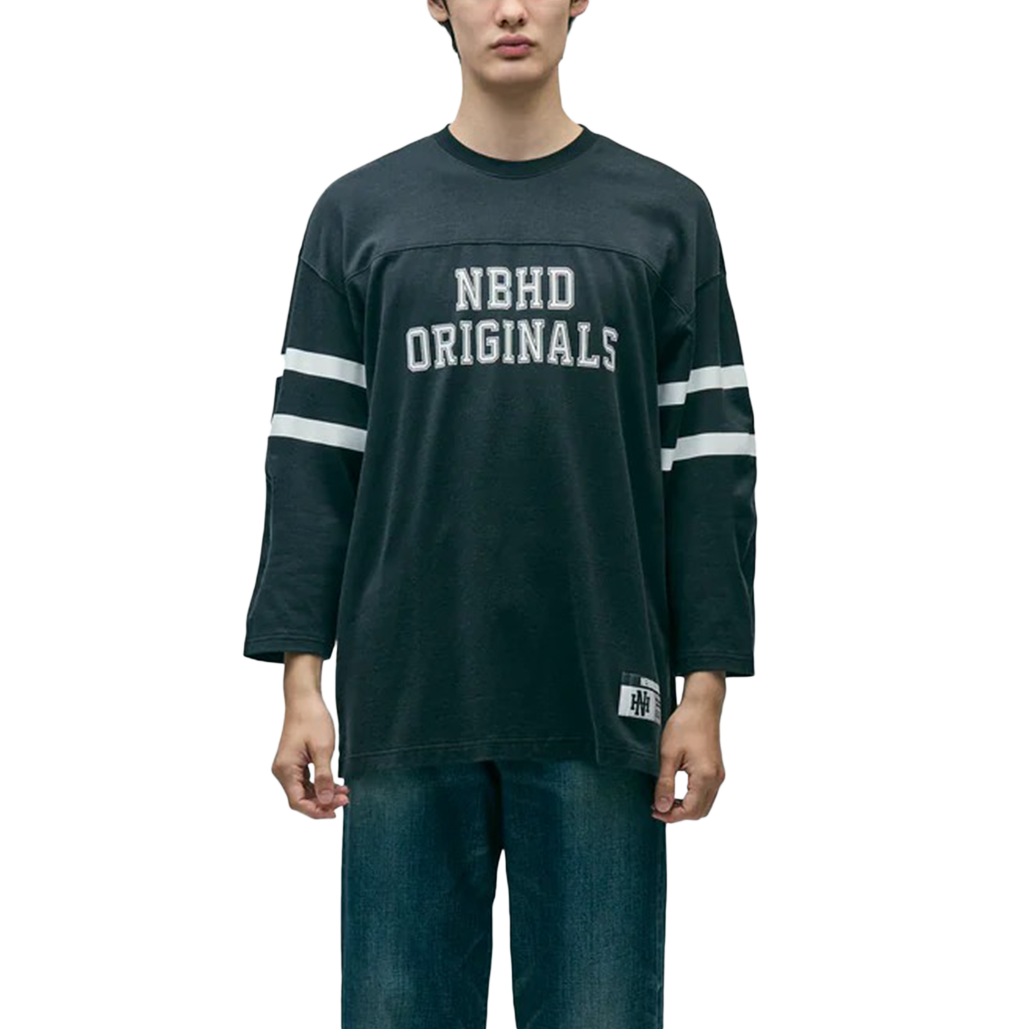 Neighborhood Football Shirt Long Sleeve Green 252FPNH-CSM13