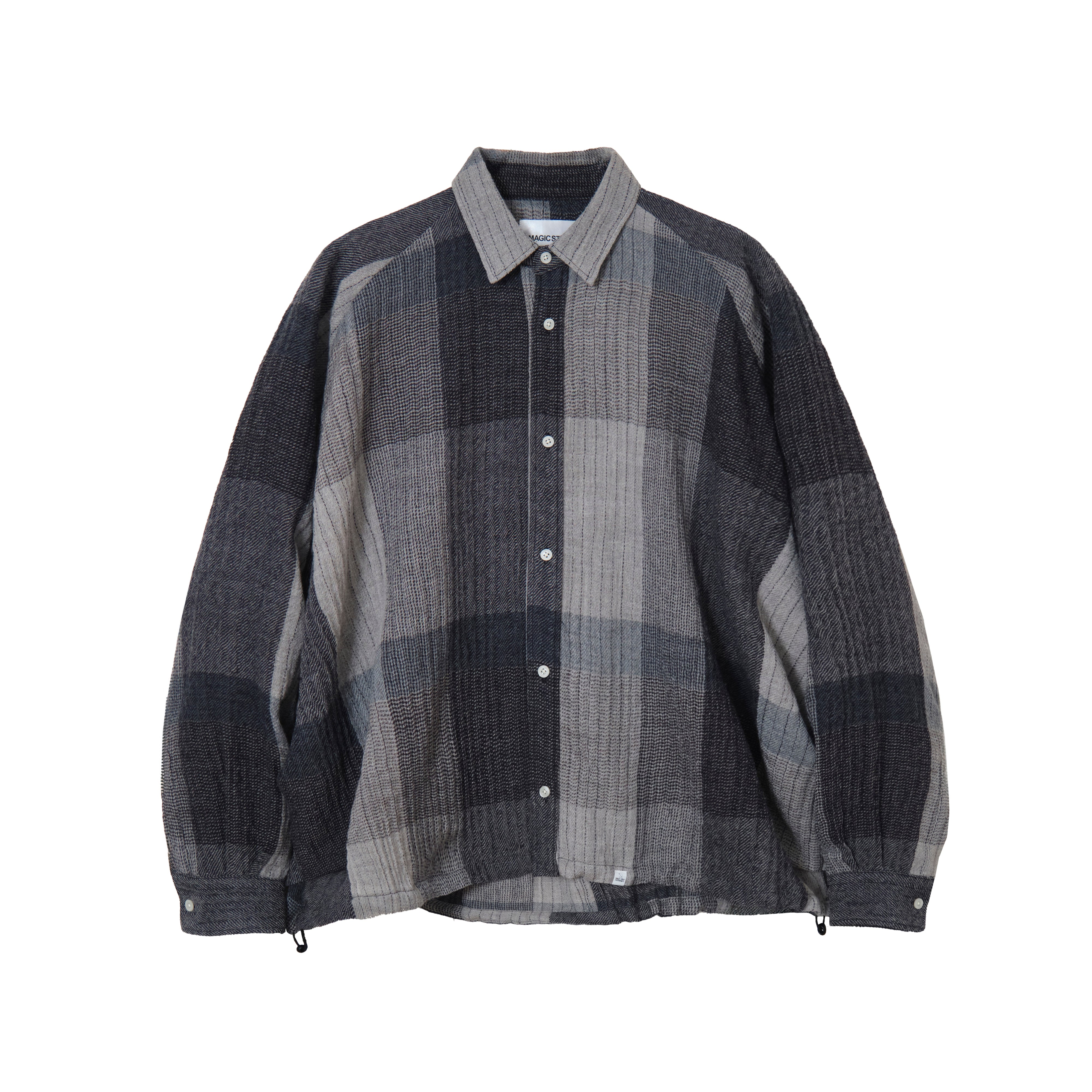 Magic Stick Draperie Nel Shirt Grey