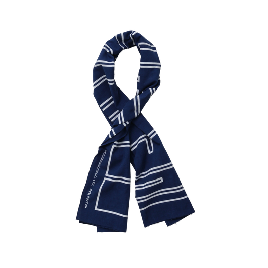 Neighborhood Kakumoji Tenugui Navy