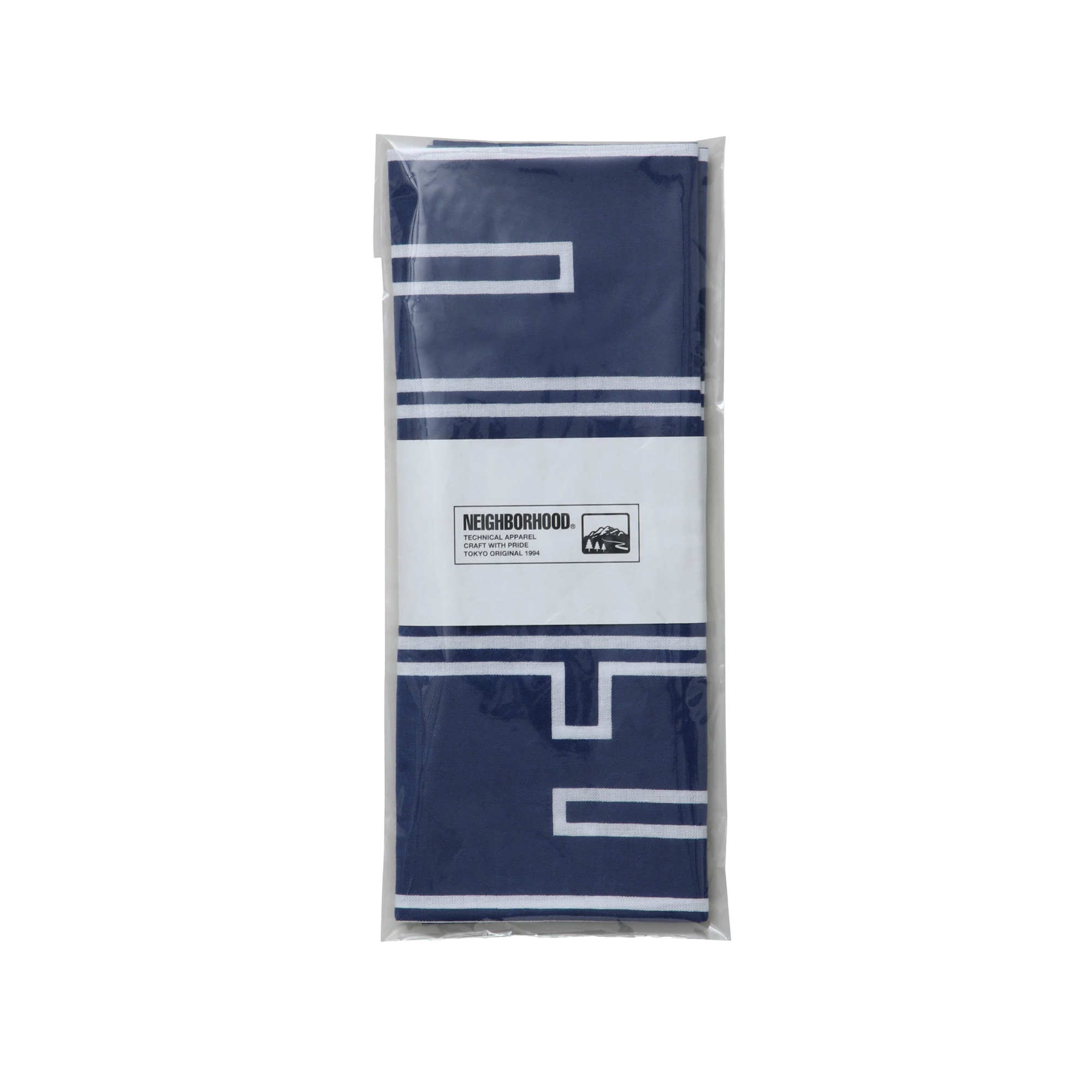 Neighborhood Kakumoji Tenugui Navy