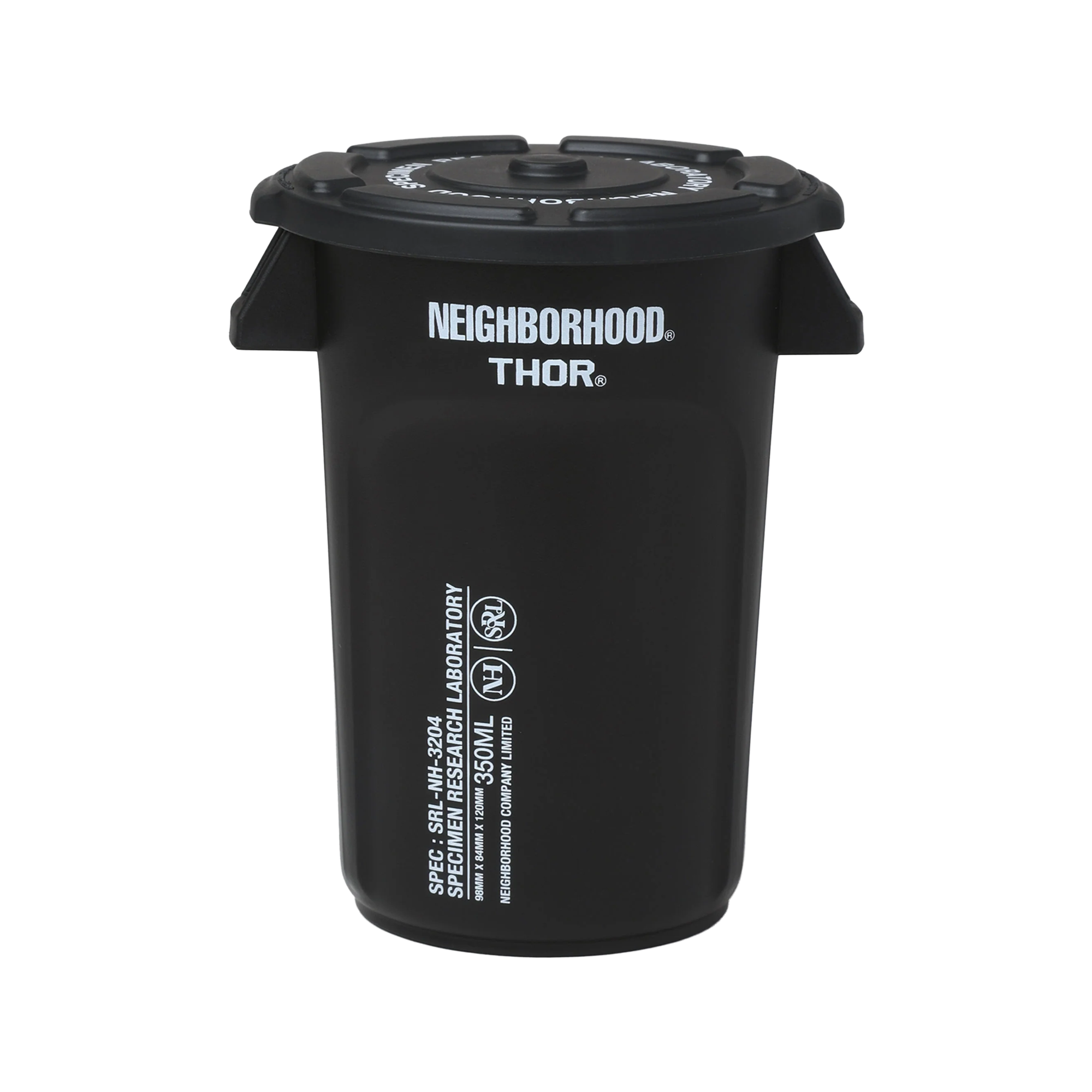 Neighborhood Srl X Thor Round Container Mini Black