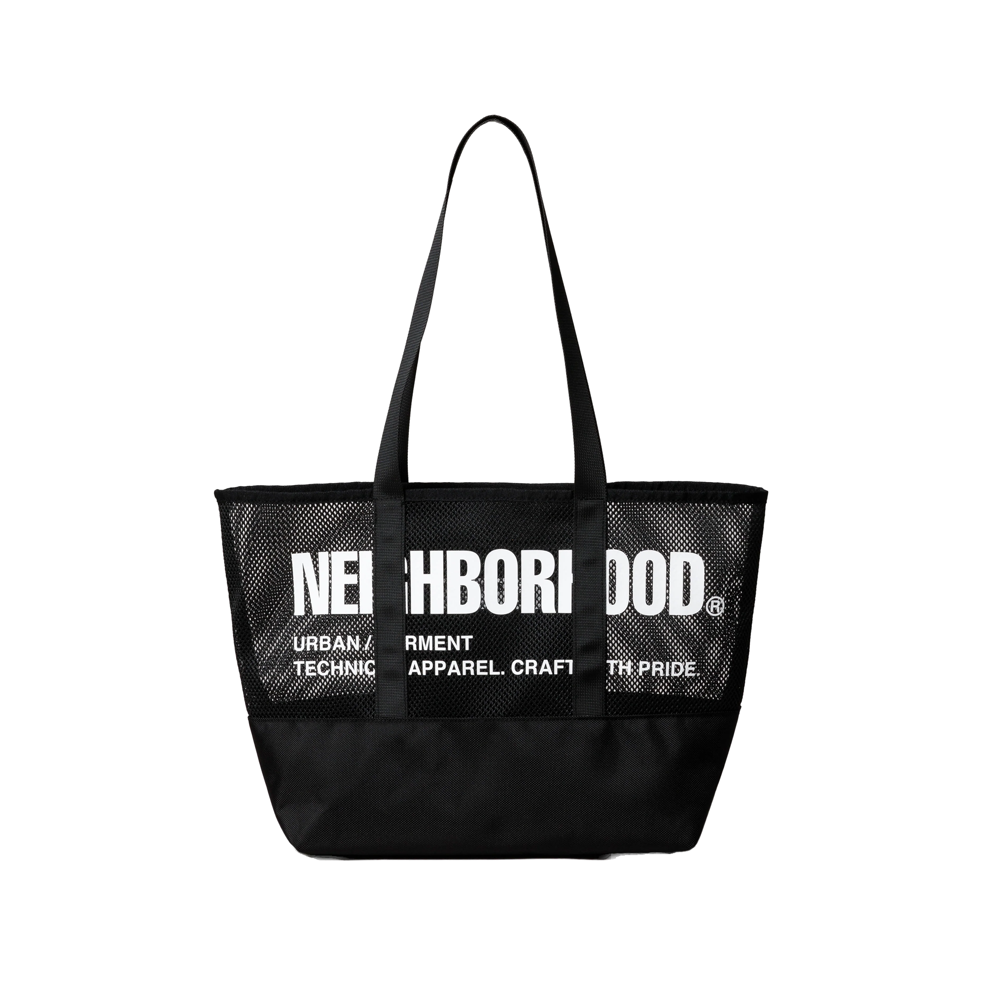 Neighborhood Mesh Tote Bag Black