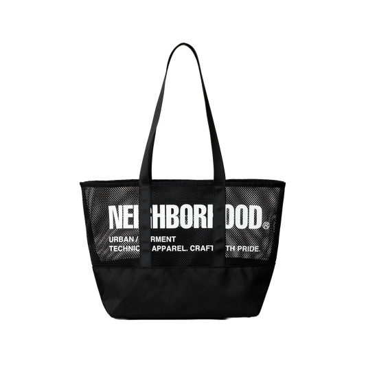 Neighborhood Mesh Tote Bag Black