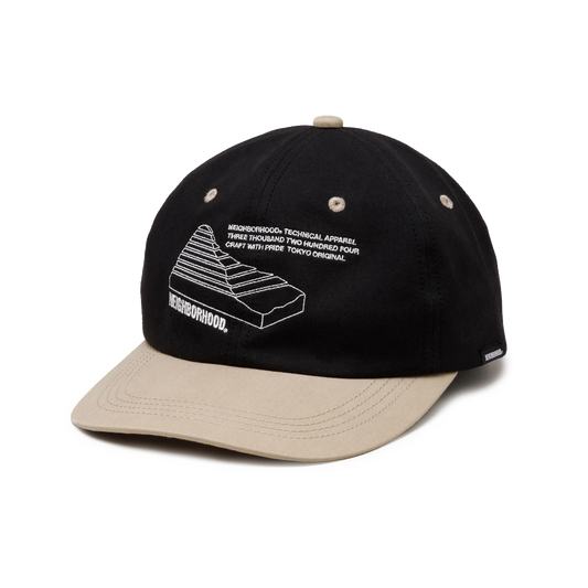 Neighborhood Bicolor Dad Cap Black