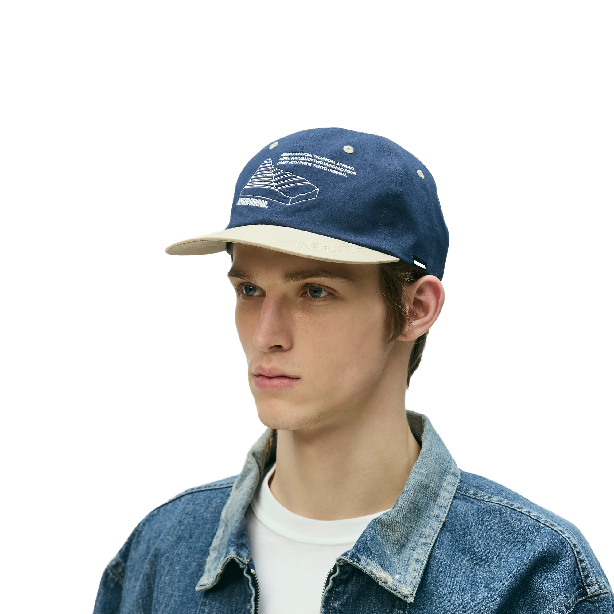 Neighborhood Bicolor Dad Cap Navy