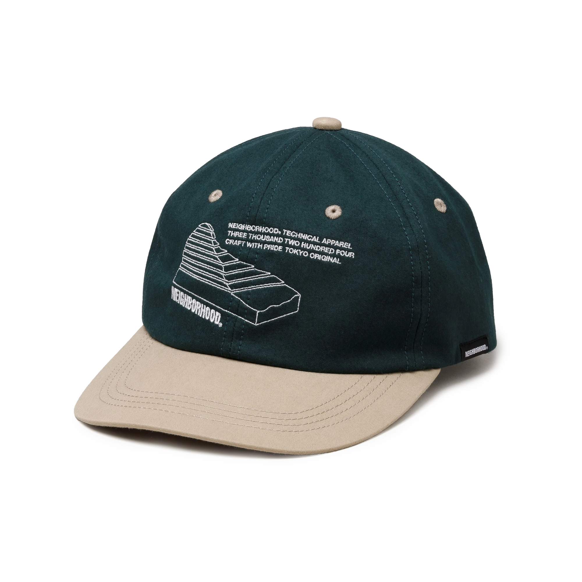 Neighborhood Bicolor Dad Cap Green