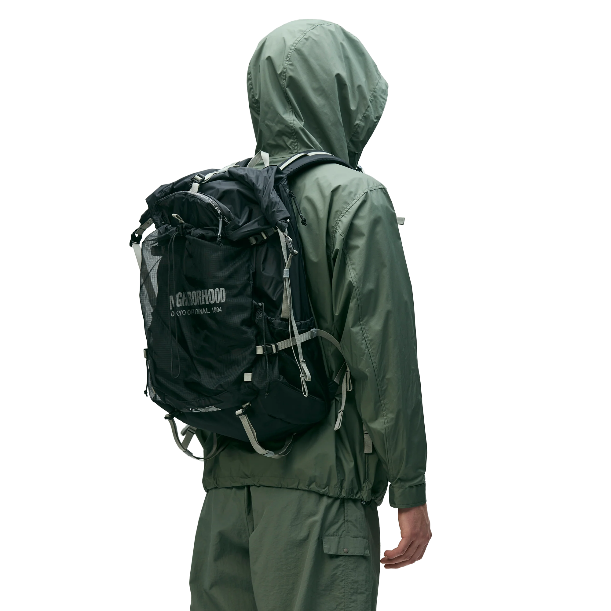 Neighborhood Nh X Helinox Lite Roll Top Back Pack Black