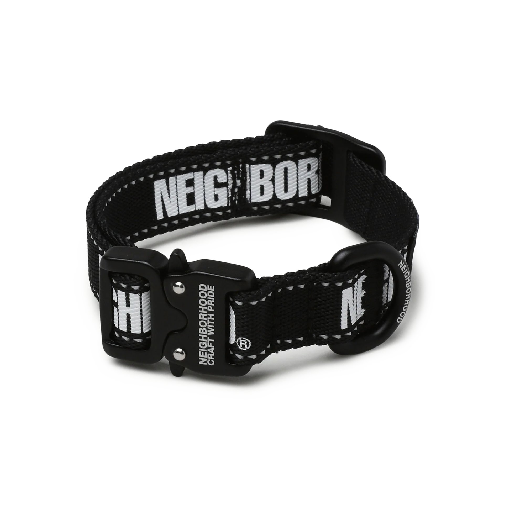 Neighborhood Dog Collar Narrow Black
