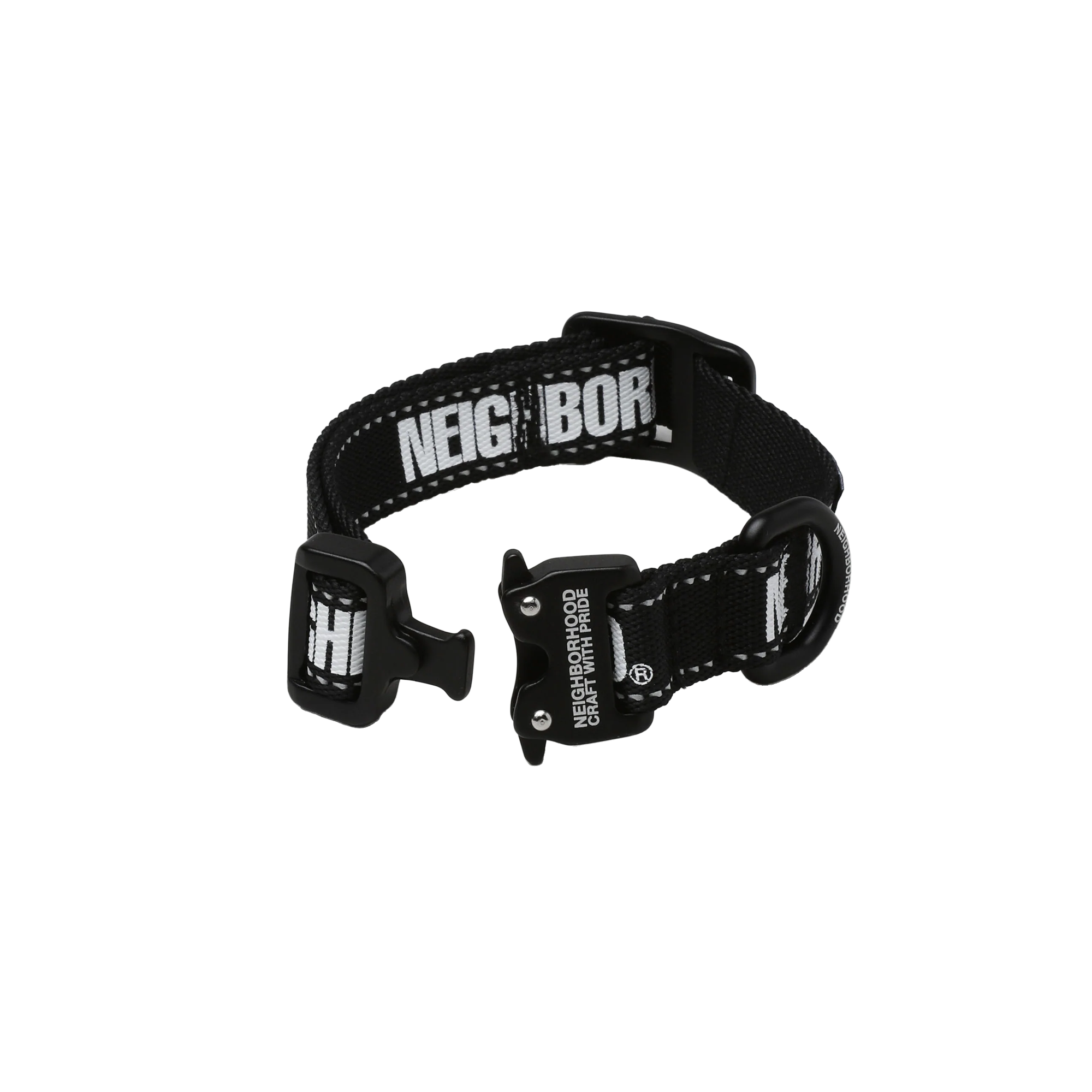 Neighborhood Dog Collar Narrow Black