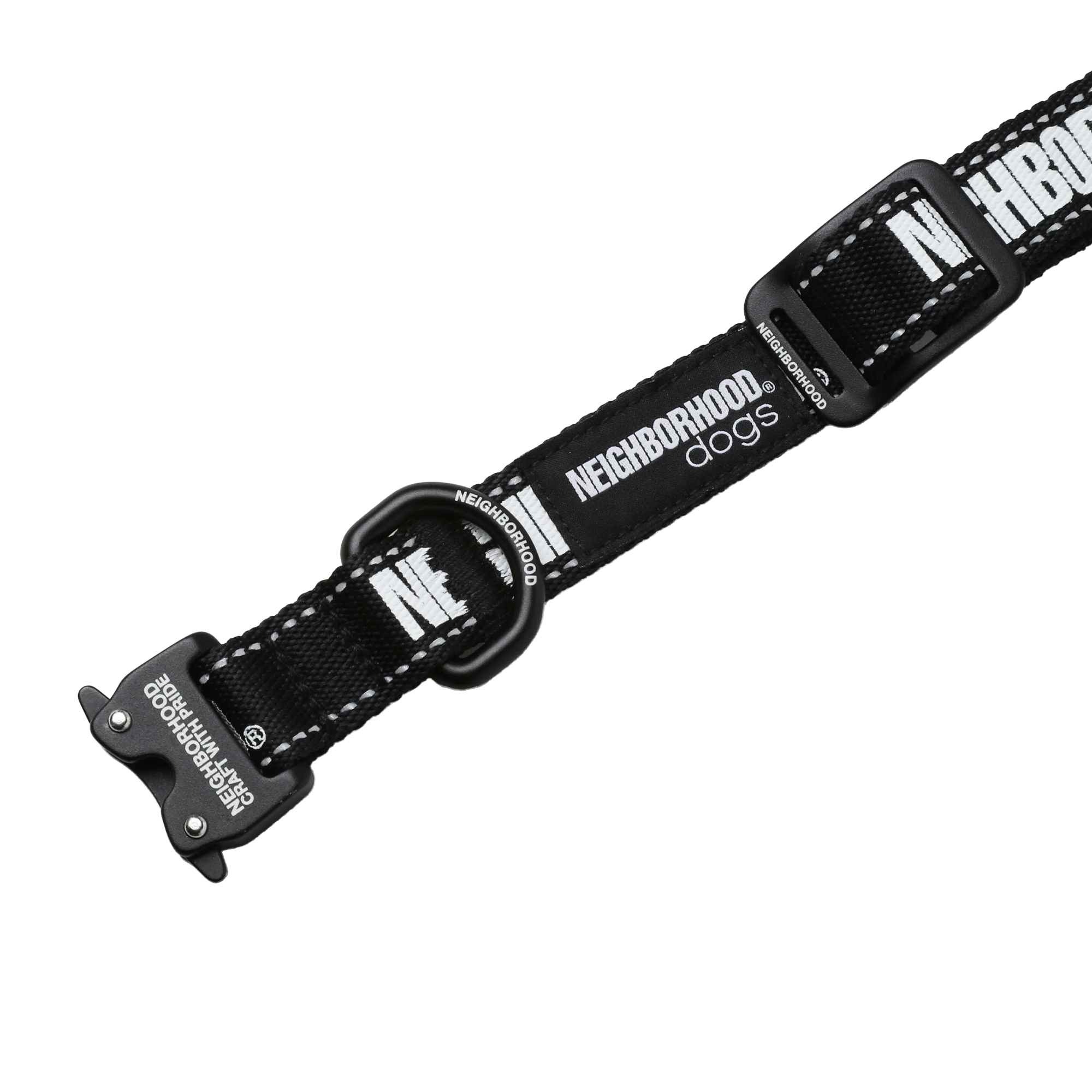 Neighborhood Dog Collar Narrow Black