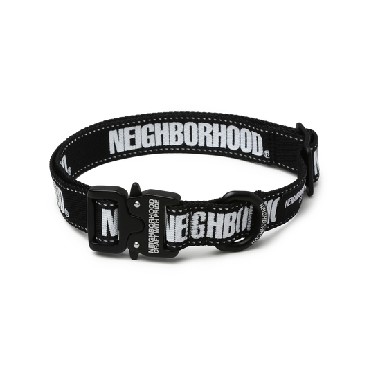 Neighborhood Dog Collar Wide Black