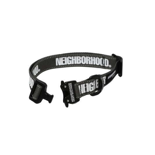 Neighborhood Dog Collar Wide Gray