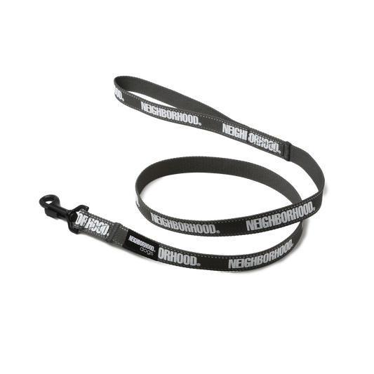 Neighborhood Dog Leash Narrow Gray