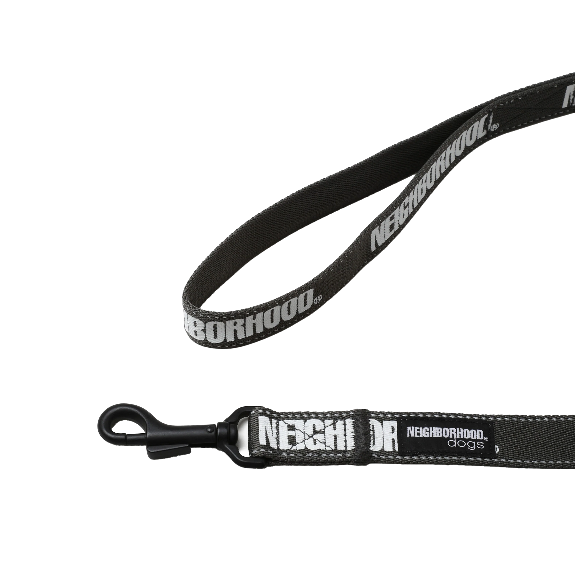 Neighborhood Dog Leash Wide Gray