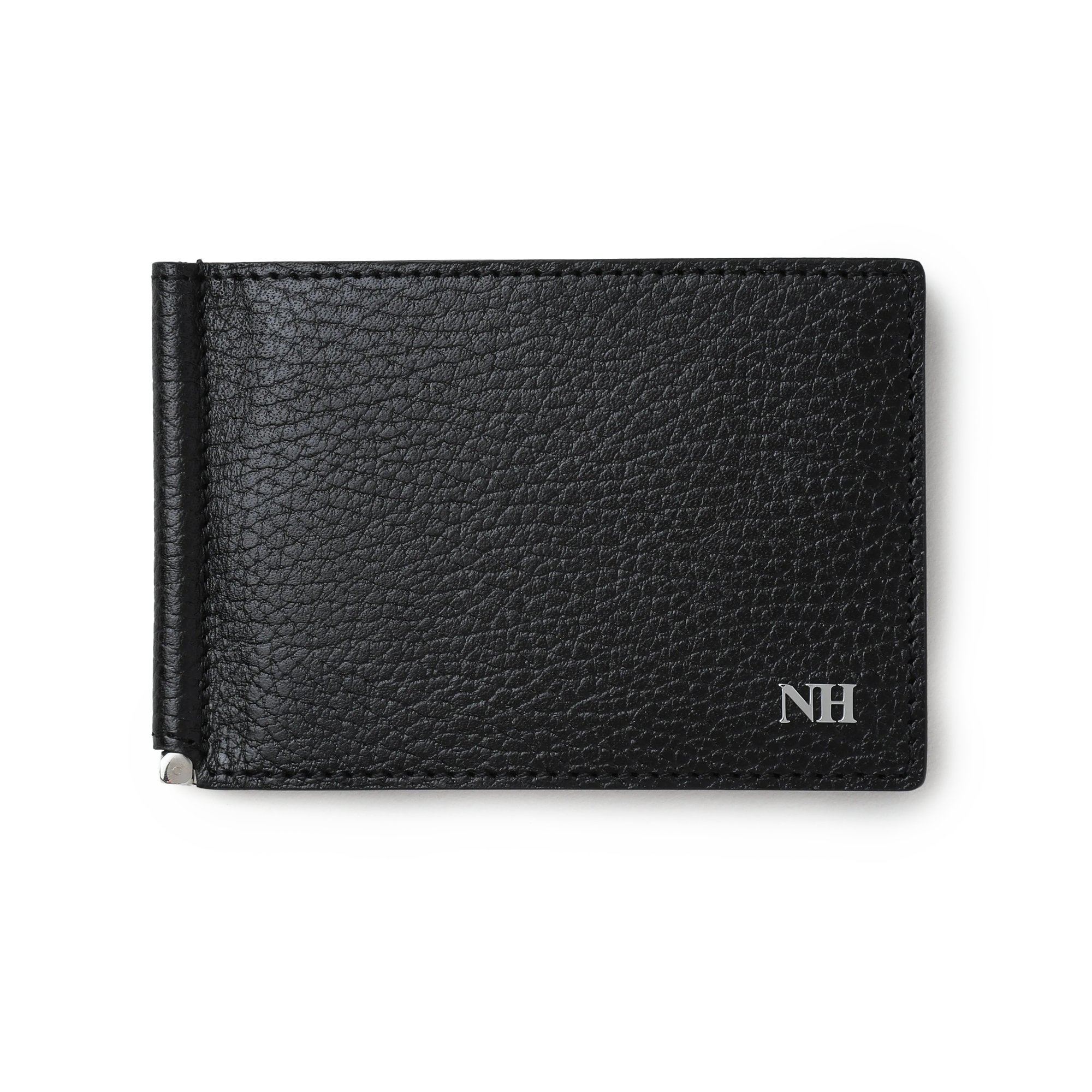 Neighborhood Leather Clip Wallet Black