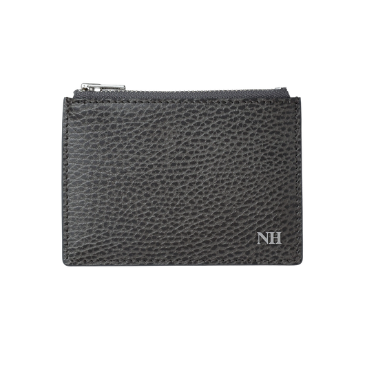 Neighborhood Leather Card Case Gray