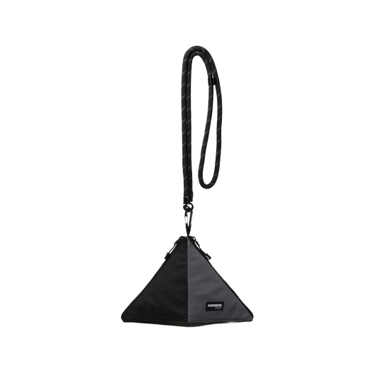 Neighborhood Dog Triangle Pouch Black/Gray