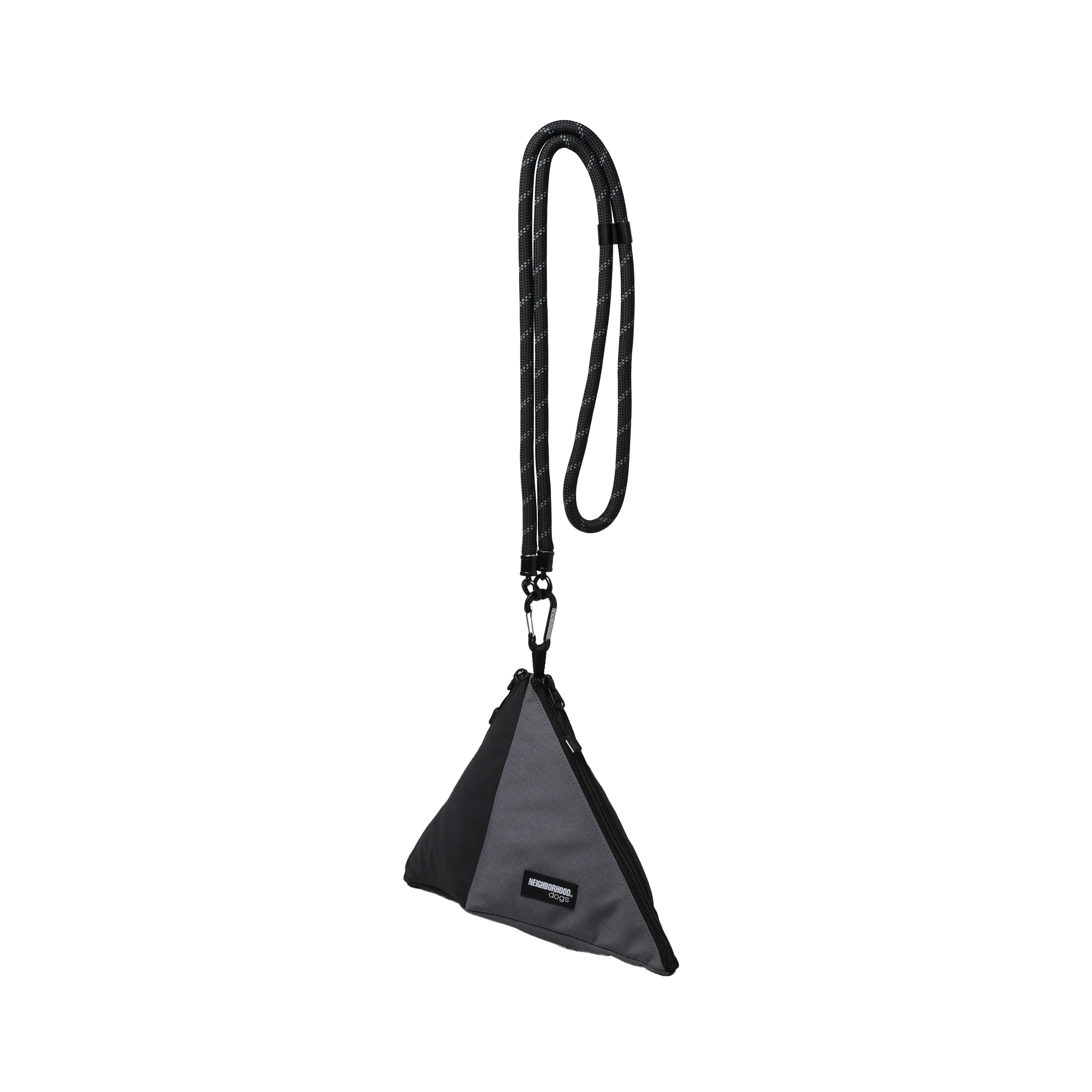 Neighborhood Dog Triangle Pouch Black/Gray