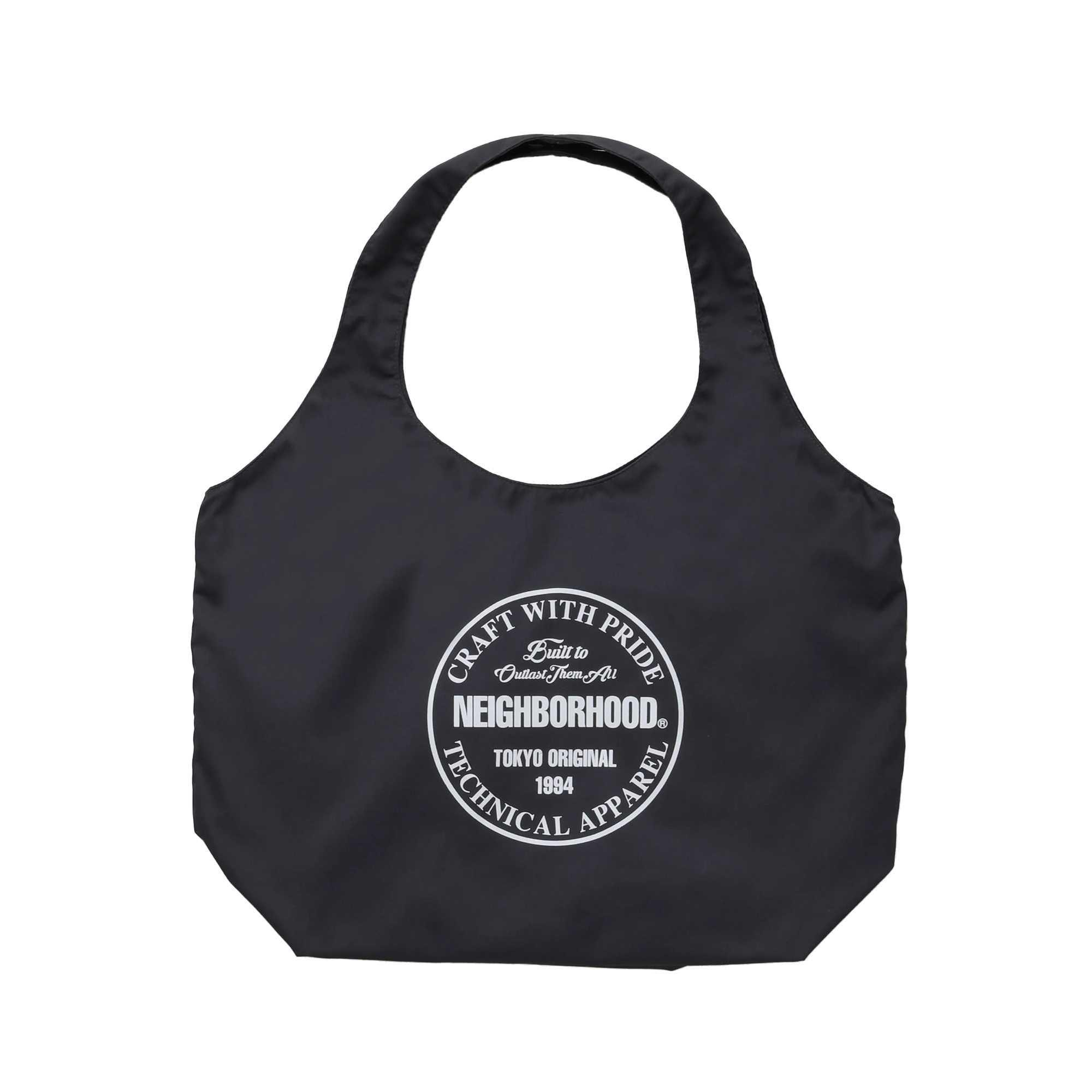 Neighborhood Logo Monk Bag Charcoal