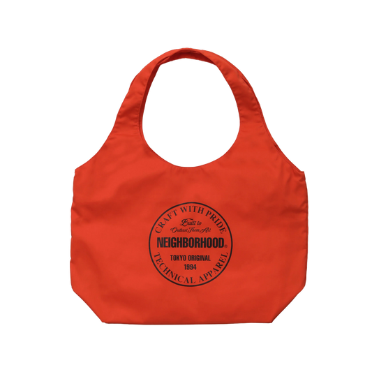 Neighborhood Logo Monk Bag Orange