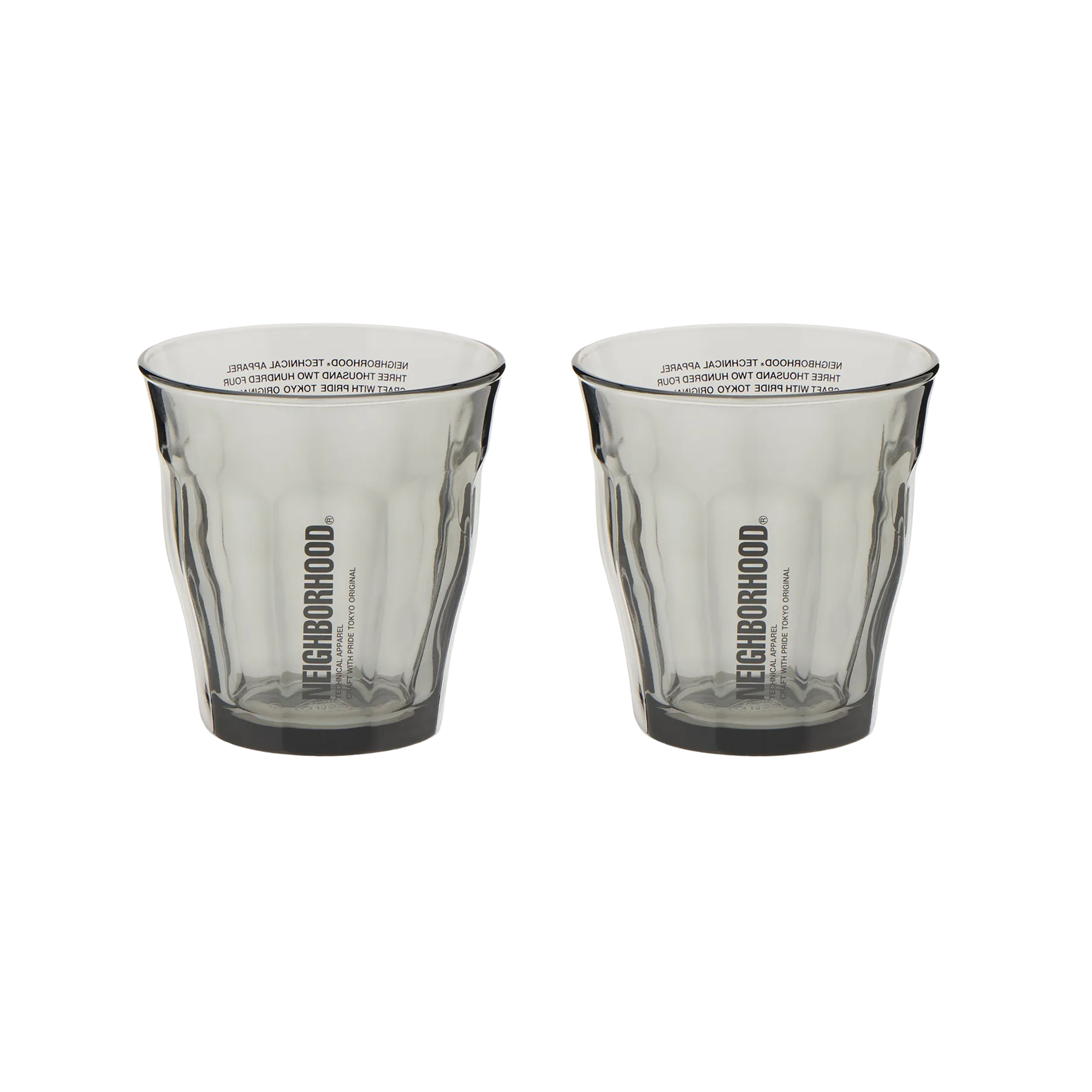Neighborhood Logo Duralex Glass-M Set Gray