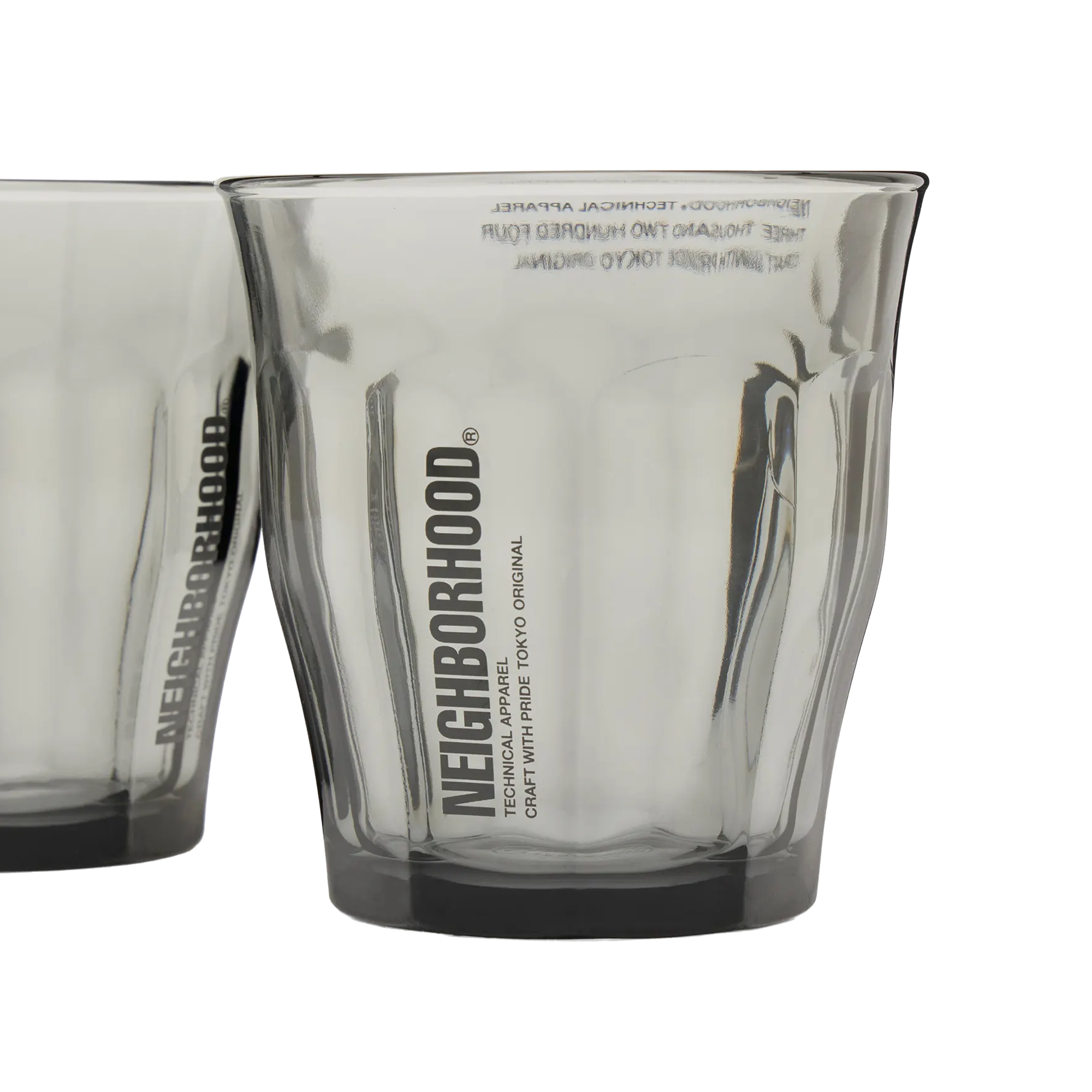Neighborhood Logo Duralex Glass-M Set Gray