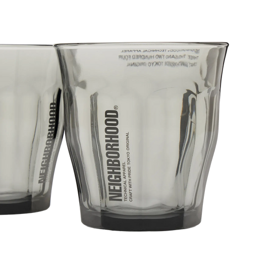 Neighborhood Logo Duralex Glass-M Set Gray