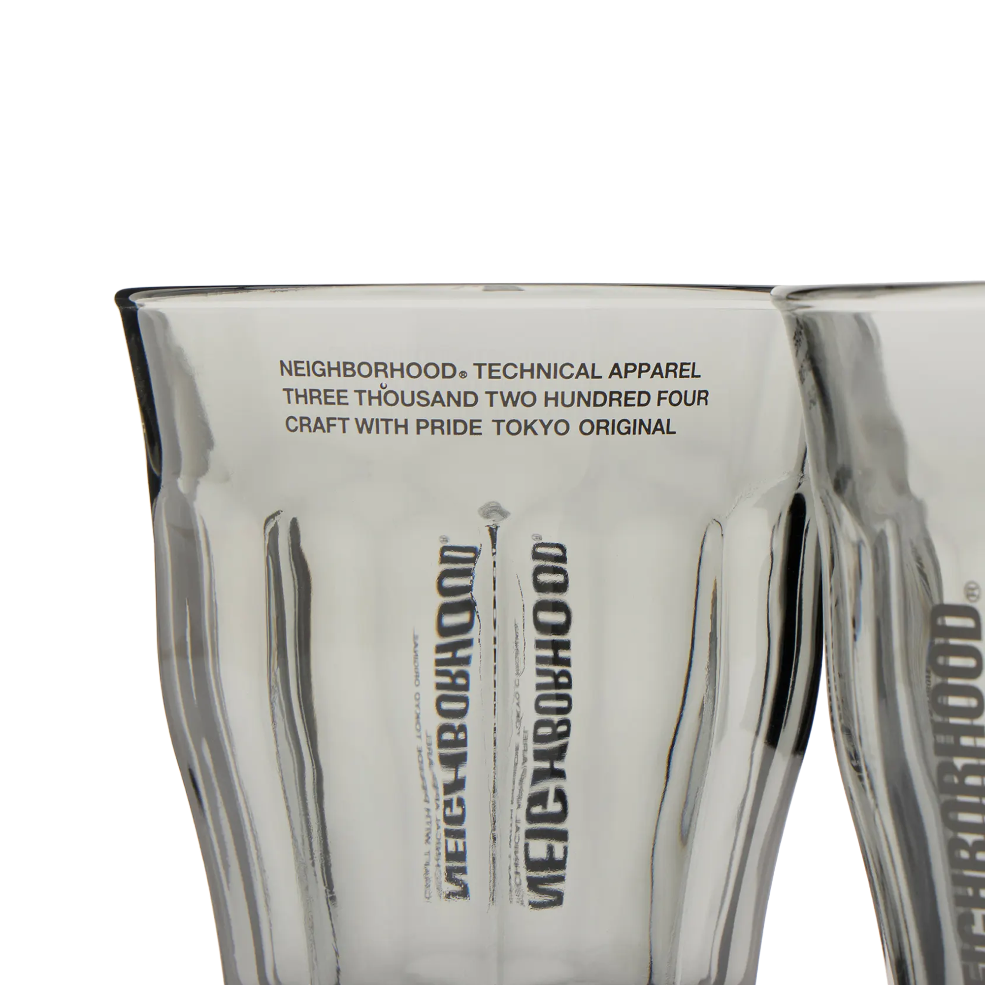 Neighborhood Logo Duralex Glass-M Set Gray