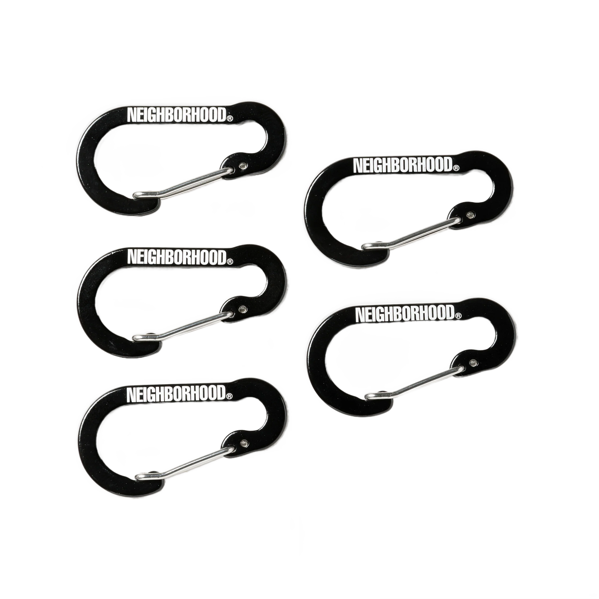 Neighborhood Carabiner Set Black