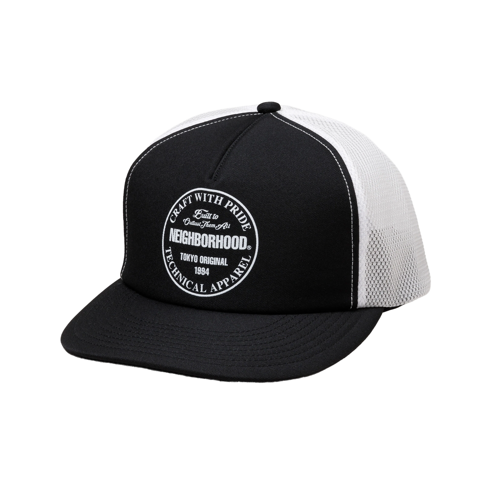 Neighborhood Mesh Cap-2 Black