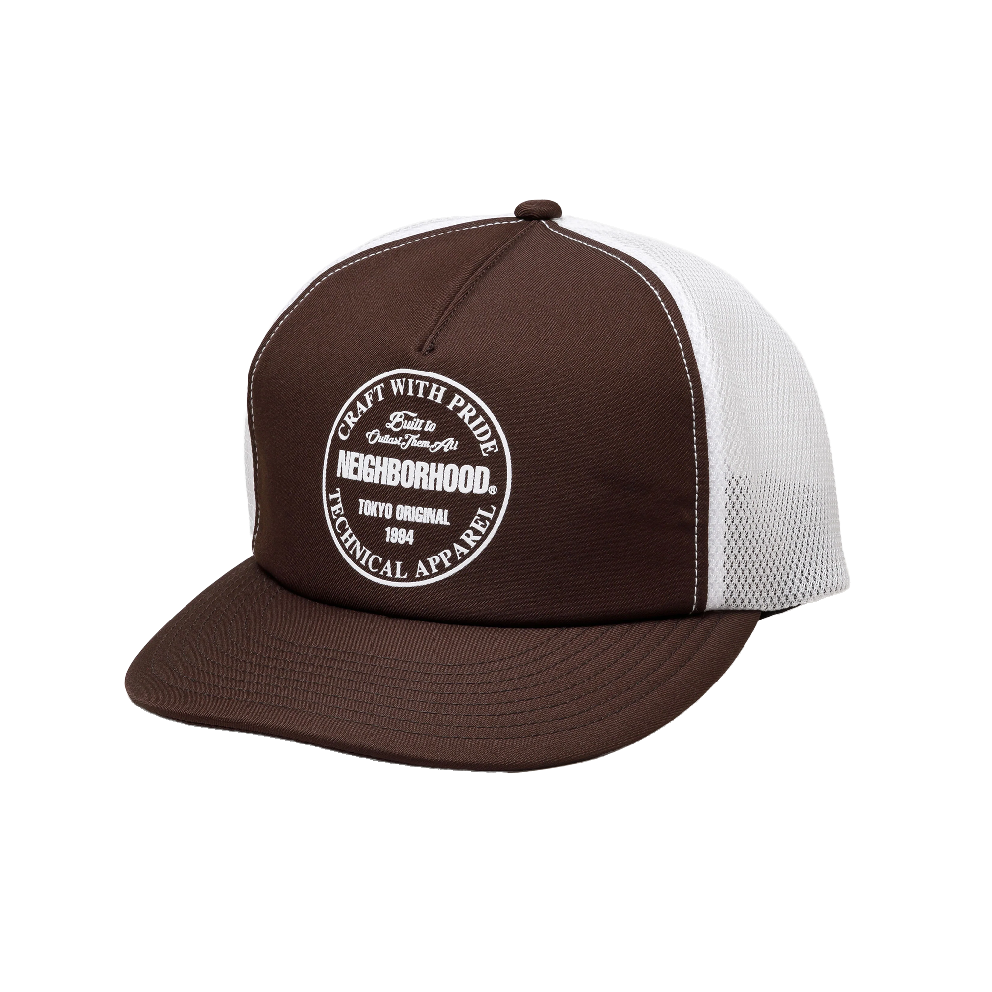 Neighborhood Mesh Cap-2 Brown