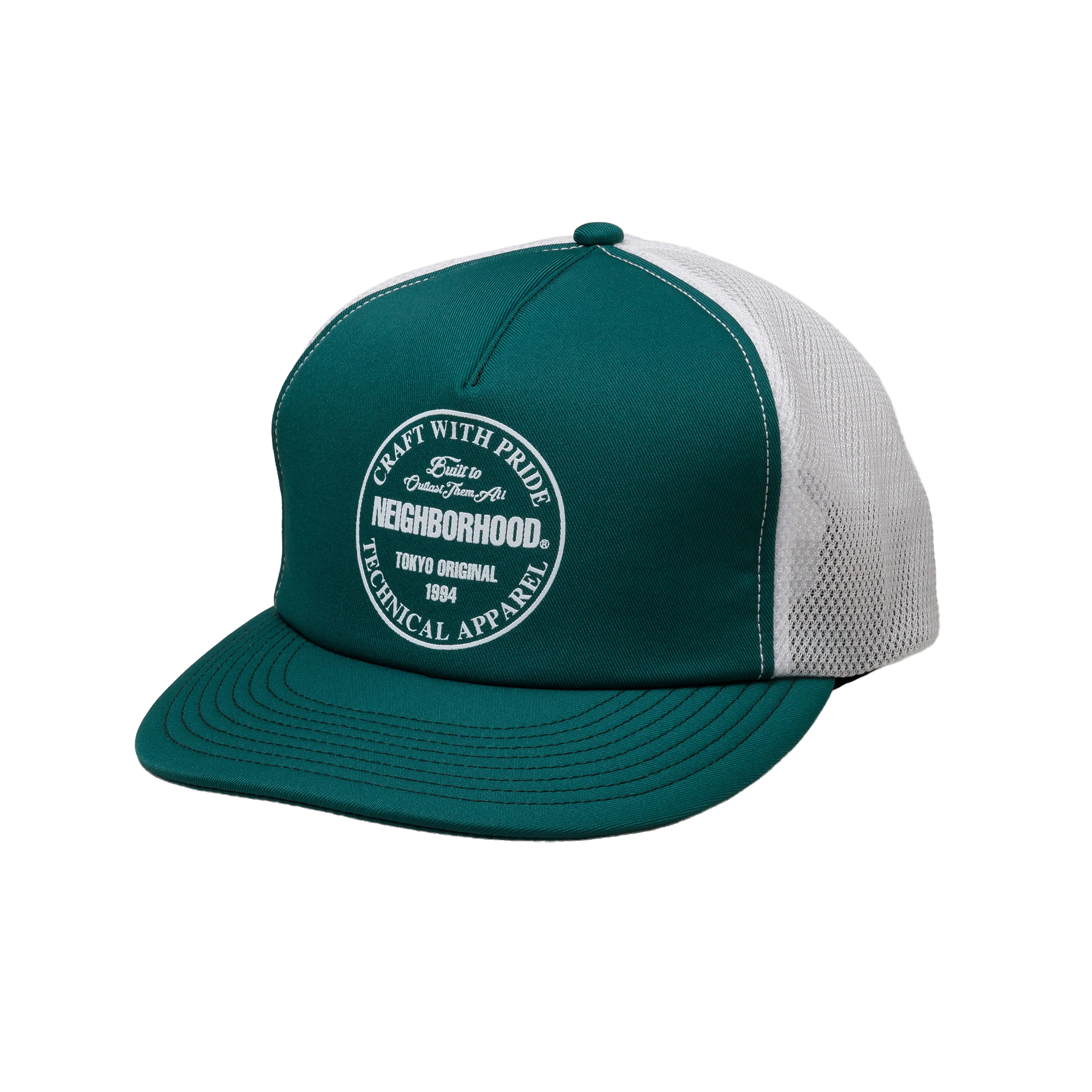 Neighborhood Mesh Cap-2 Green