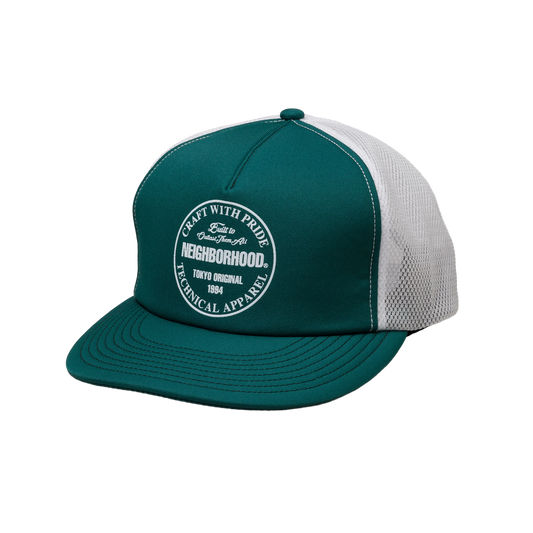 Neighborhood Mesh Cap-2 Green