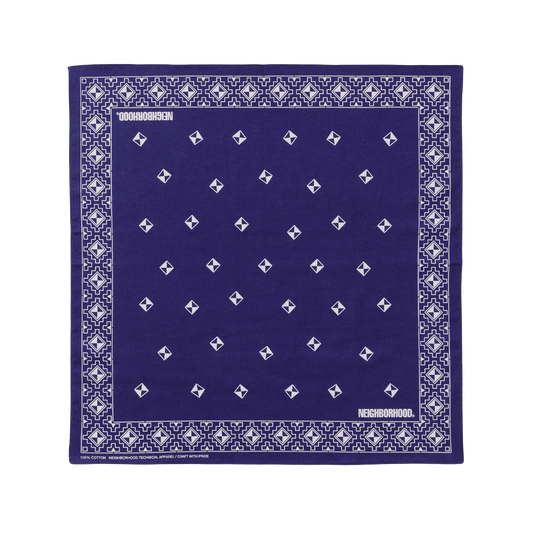Neighborhood Geometric Pattern Bandana Navy BXNH-AC02