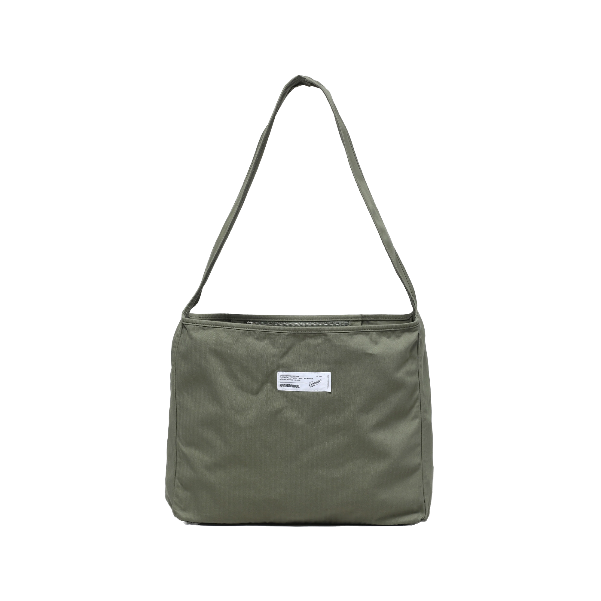 Neighborhood HBT Newspaper Bag Olive Drab TQNH-CG02
