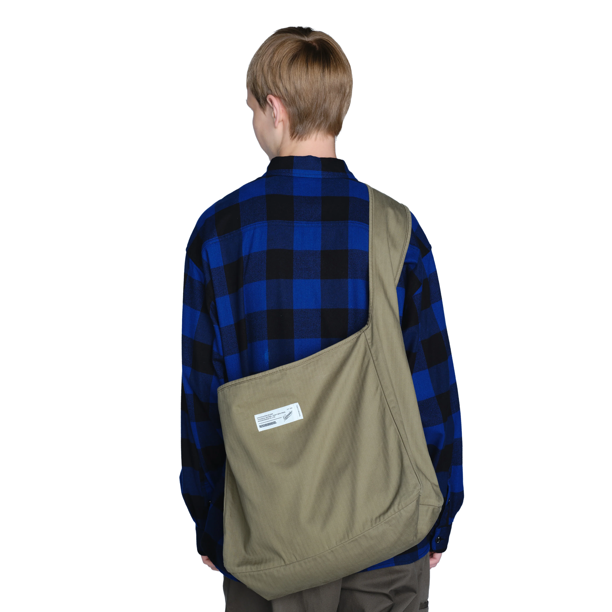 Neighborhood HBT Newspaper Bag Olive Drab TQNH-CG02