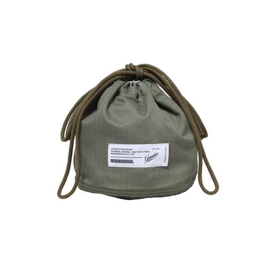 Neighborhood HBT Drawstring Bag Olive Drab TQNH-CG03