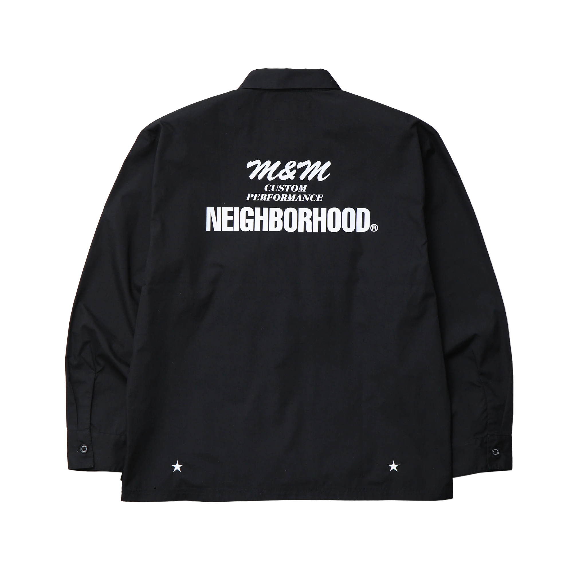 Neighborhood x M&M Classic Work Long Sleeve Shirt Black TSMMN-SHM01