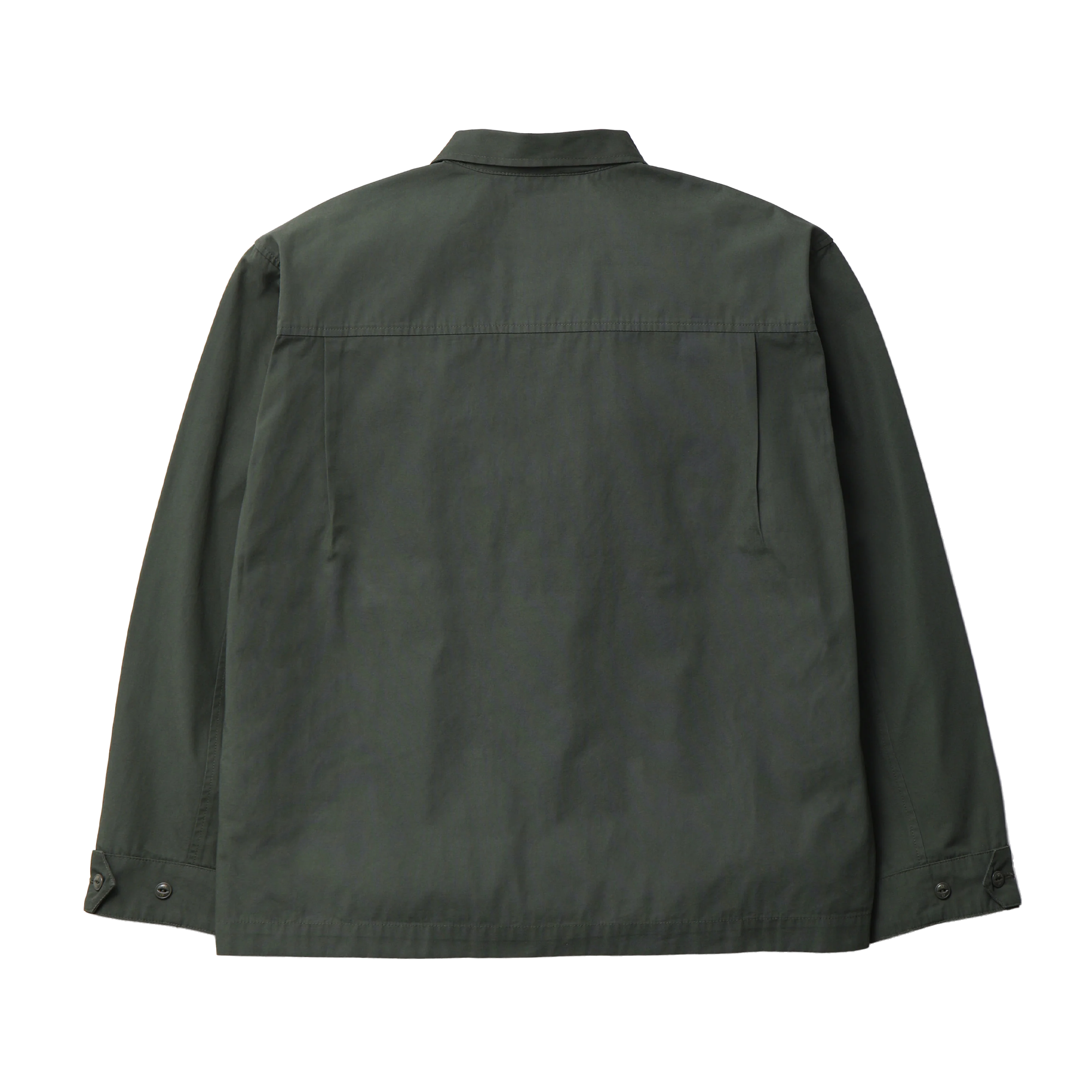 Neighborhood Slant Pocket Long Sleeve Shirt Olive Drab TSNH-SHM04